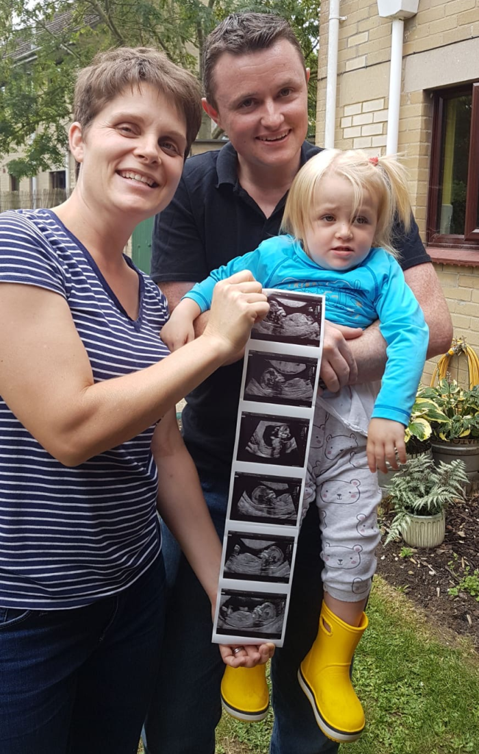 Baby #2 announcement (original)